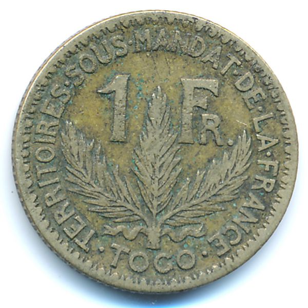 Того, 1 франк (1924 г.)