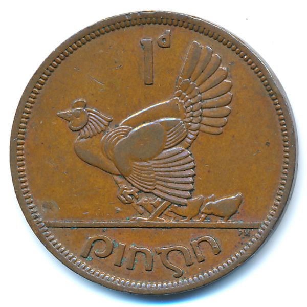 Ирландия, 1 пенни (1948 г.)