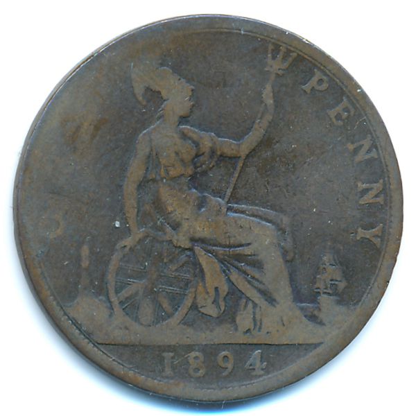 Великобритания, 1 пенни (1894 г.)
