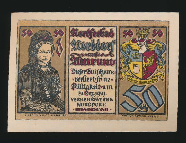 Нотгельды Германии, 50 пфеннигов (1921 г.)