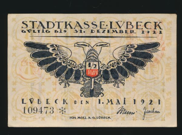 Нотгельды Германии, 50 пфеннигов (1921 г.)