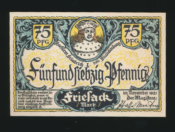 Нотгельды Германии, Номинал