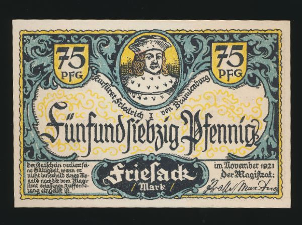 Нотгельды Германии, Номинал