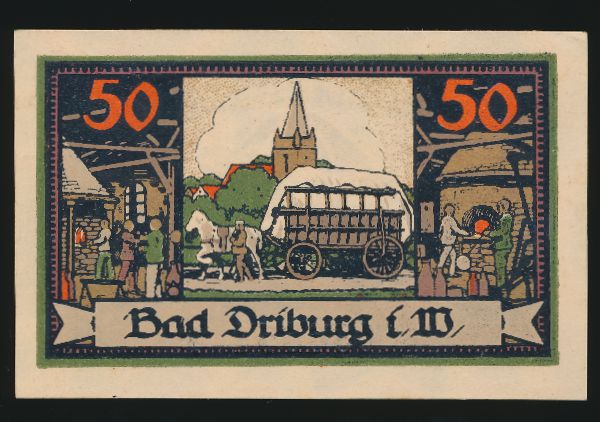 Нотгельды Германии, 50 пфеннигов (1921 г.)