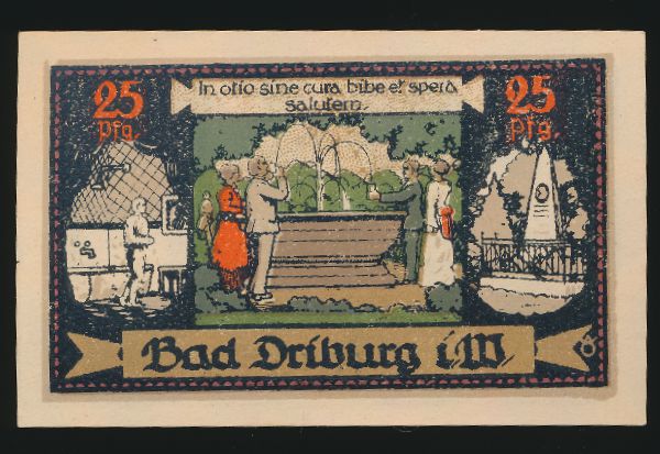 Нотгельды Германии, 25 пфеннигов (1921 г.)