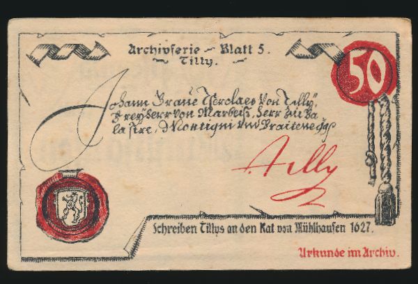 Нотгельды Германии, 50 пфеннигов (1921 г.)