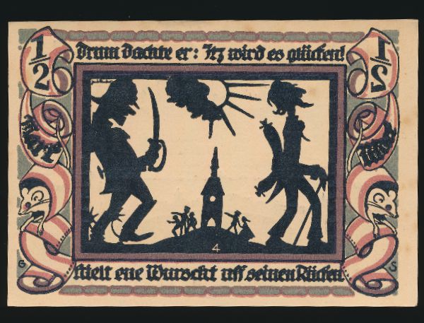 Нотгельды Германии, 1/2 марки (1921 г.)