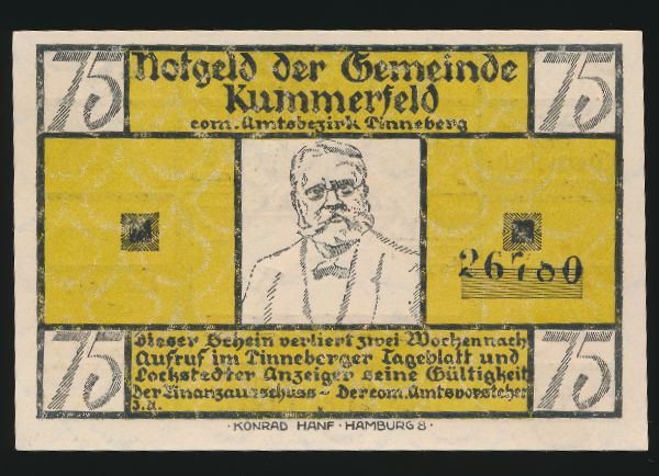 Нотгельды Германии, 75 пфеннигов