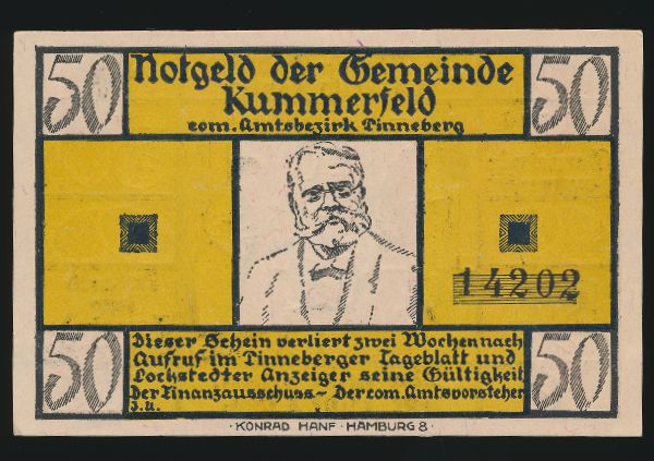 Нотгельды Германии, 50 пфеннигов