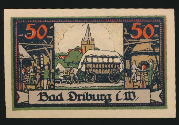 Нотгельды Германии, 50 пфеннигов (1921 г.)