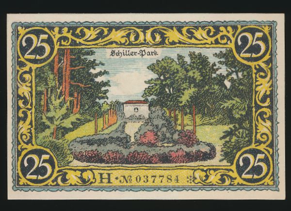 Нотгельды Германии, 25 пфеннигов1921 (1921 г.)