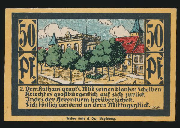 Нотгельды Германии, 50 пфеннигов