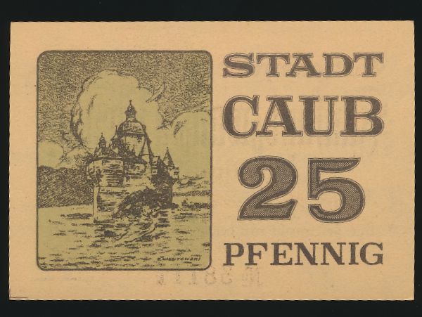 Нотгельды Германии, 25 пфеннигов