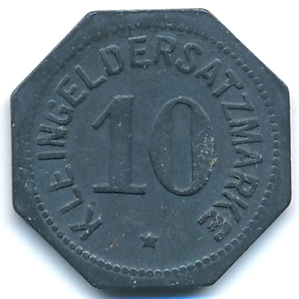 Майнц., 10 пфеннигов (1917 г.)