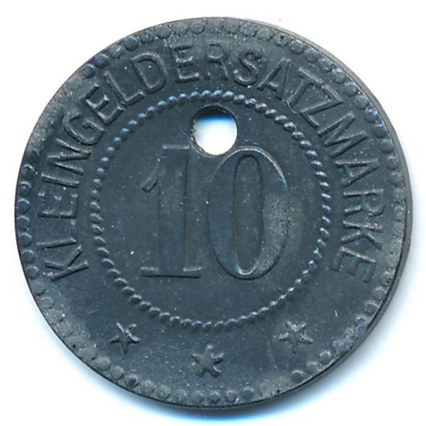 Мосбах., 10 пфеннигов (1918 г.)