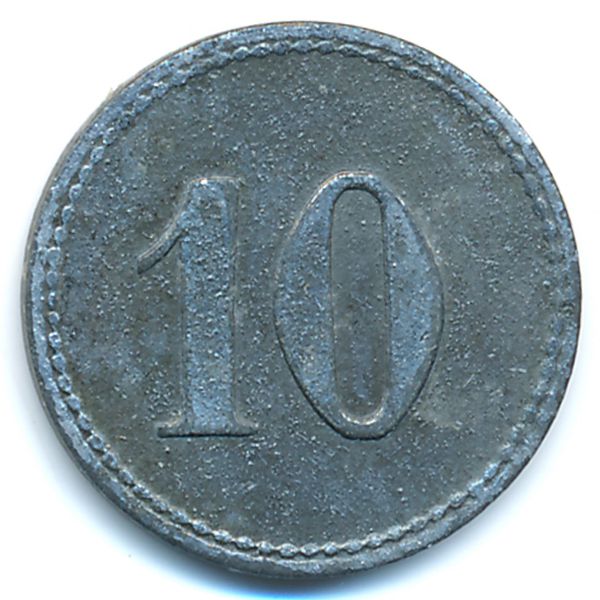 Мосбах., 10 пфеннигов