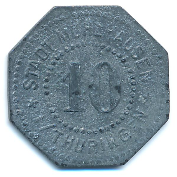Мюльхаузен., 10 пфеннигов (1917 г.)