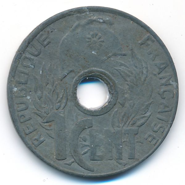 Французский Индокитай, 1 цент (1941 г.)