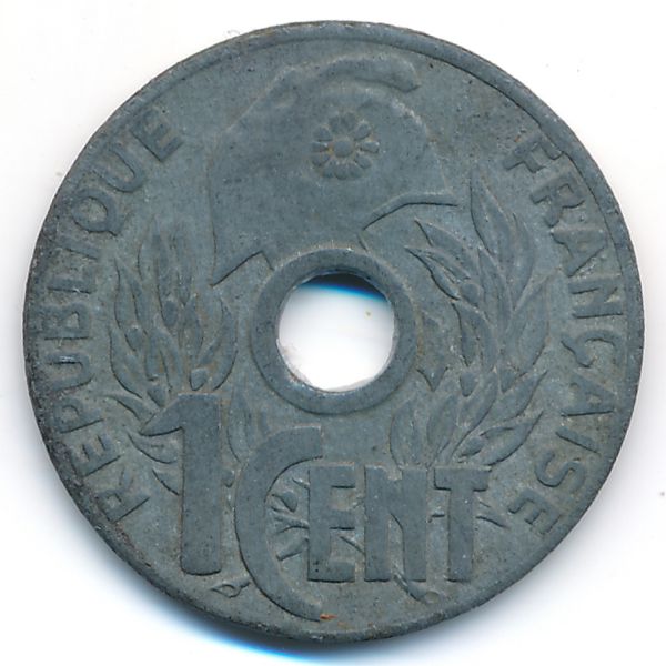 Французский Индокитай, 1 цент (1941 г.)