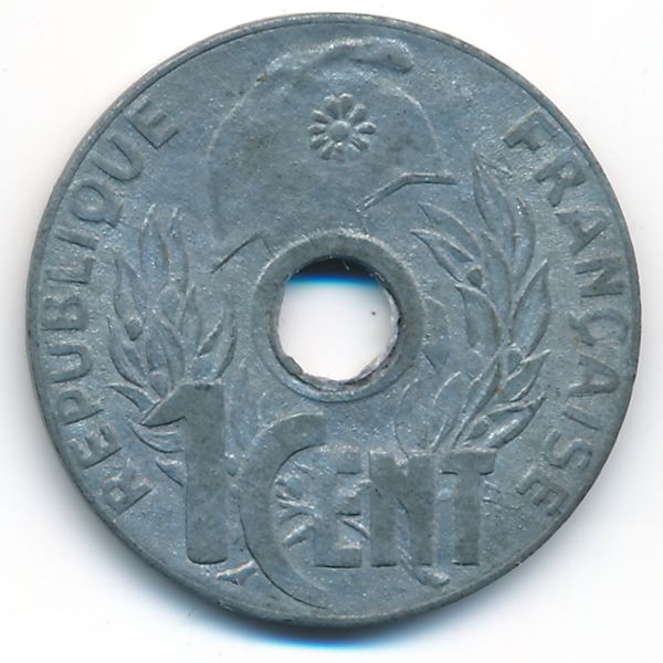 Французский Индокитай, 1 цент (1941 г.)