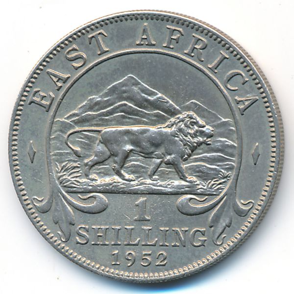 Восточная Африка, 1 шиллинг (1952 г.)