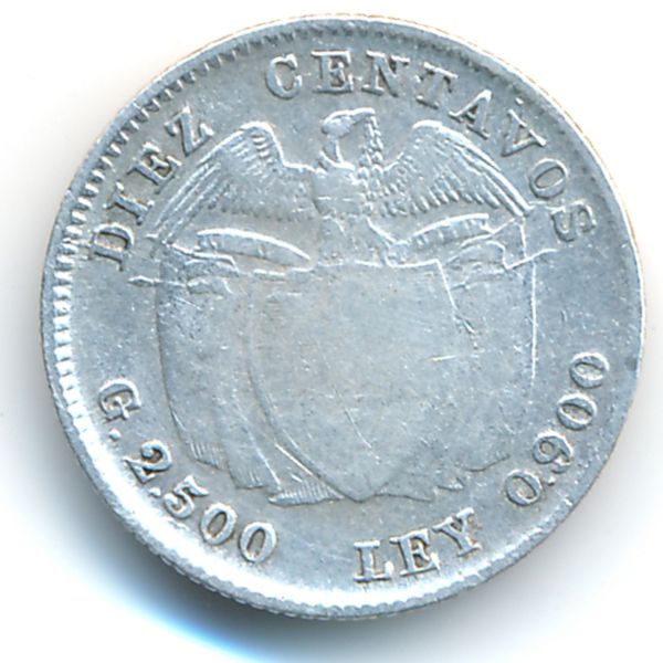 Колумбия, 10 сентаво (1938 г.)