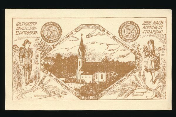 Нотгельды Австрии, 60 геллеров