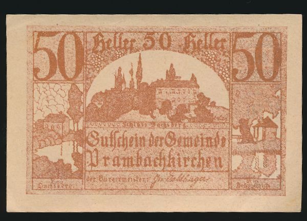 Нотгельды Австрии, 50 геллеров