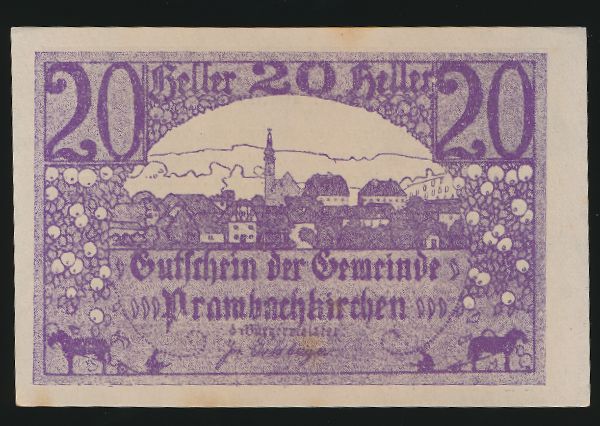 Нотгельды Австрии, 20 геллеров