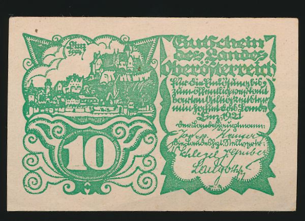 Нотгельды Австрии, 10 геллеров