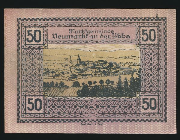 Нотгельды Австрии, 50 геллеров