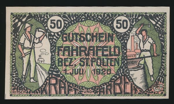 Нотгельды Австрии, 50 геллеров