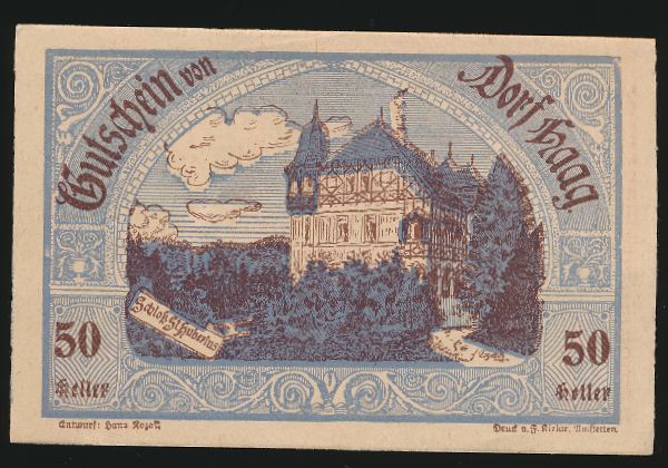 Нотгельды Австрии, 50 геллеров