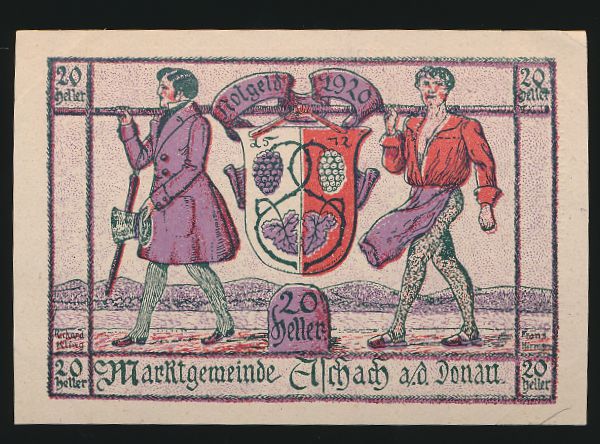 Нотгельды Австрии, 20 геллеров