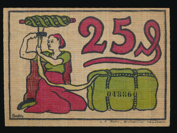 Нотгельды Германии, 25 пфеннигов (1921 г.)