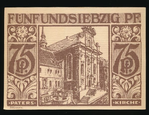 Нотгельды Германии, 75 пфеннигов (1921 г.)