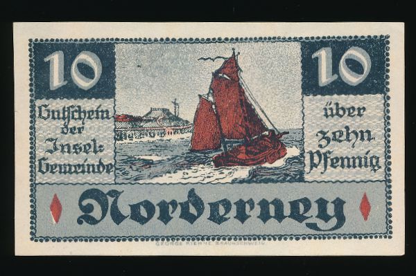 Нотгельды Германии, 10 пфеннигов (1920 г.)