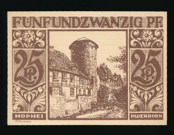 Нотгельды Германии, 25 пфеннигов (1921 г.)