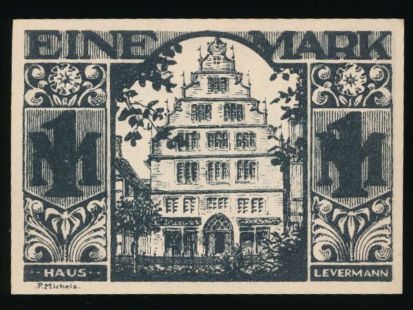 Нотгельды Германии, 1 марка (1921 г.)