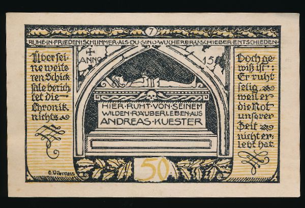 Нотгельды Германии, 50 пфеннигов (1921 г.)