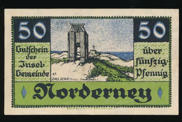 Нотгельды Германии, 50 пфеннигов (1920 г.)