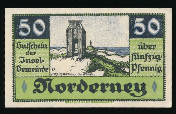 Нотгельды Германии, 50 пфеннигов (1920 г.)