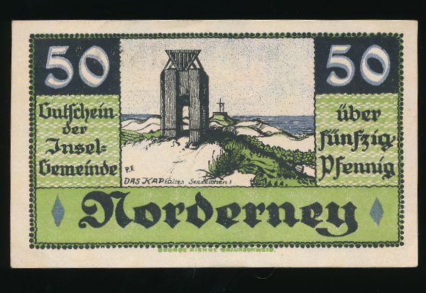 Нотгельды Германии, 50 пфеннигов (1920 г.)