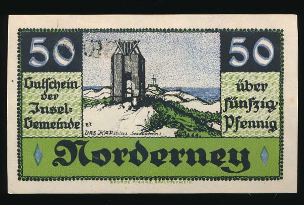 Нотгельды Германии, 50 пфеннигов (1920 г.)