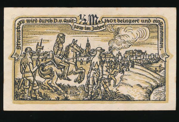 Нотгельды Германии, 1/2 марки (1921 г.)