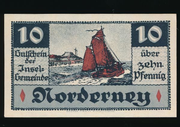 Нотгельды Германии, 10 пфеннигов (1920 г.)