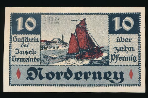 Нотгельды Германии, 10 пфеннигов (1920 г.)