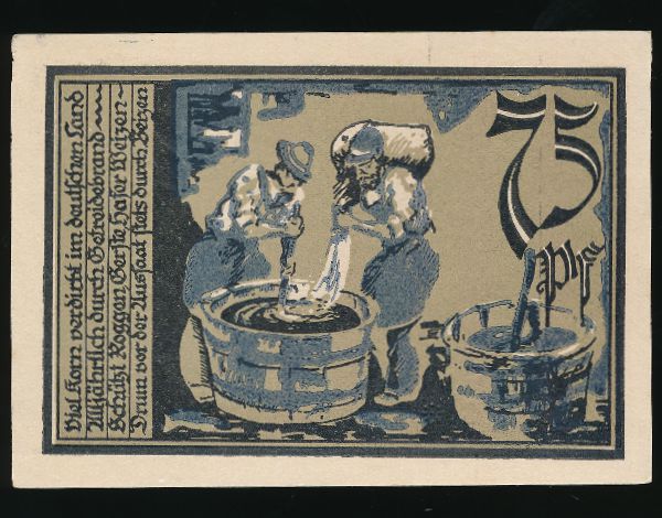 Нотгельды Германии, 75 пфеннигов (1921 г.)
