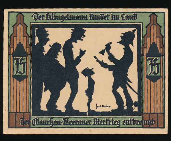 Нотгельды Германии, 75 пфеннигов (1921 г.)