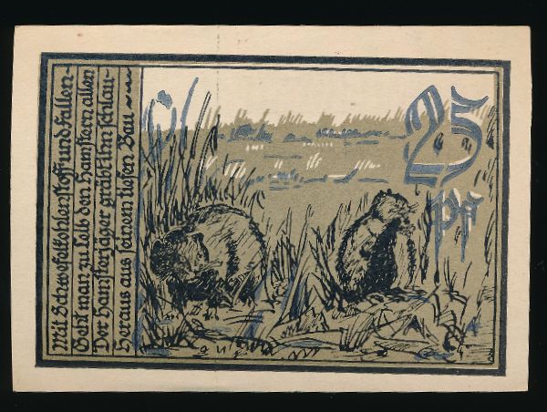 Нотгельды Германии, 25 пфеннигов (1921 г.)